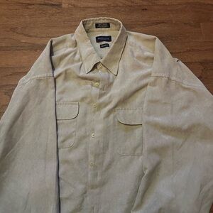 Van Heusen Soft Suede Beige Shirt